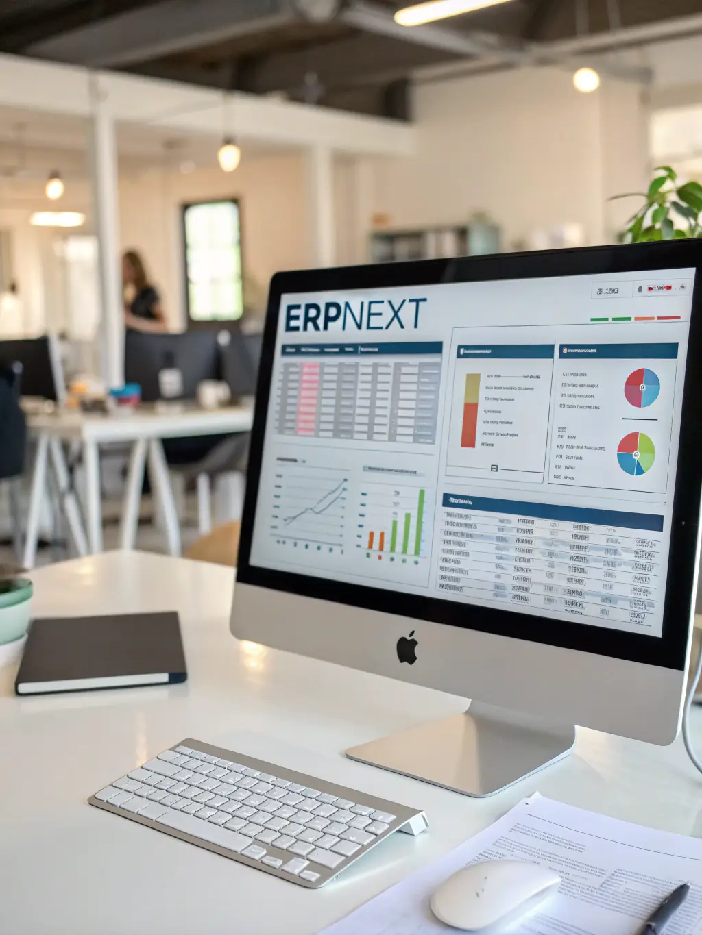 A modern accounting software interface displaying real-time financial data, highlighting the efficiency and insights provided by LTD Taxes Services LLC.